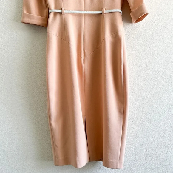 Black Halo Jackie O 3/4 Sleeve Sheath Dress NEW Fresco Size 4 - Picture 11 of 16